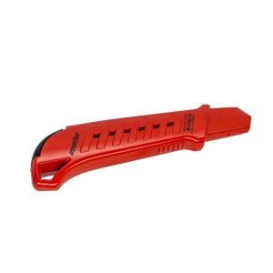 Master FM1003 Kırmızı Metal Gövde Falçata Maket Bıçağı 18 mm