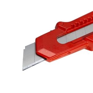 Master FM1003 Kırmızı Metal Gövde Falçata Maket Bıçağı 18 mm