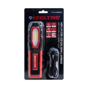 İzeltaş COB LED Şarjlı Orta Boy Çalışma Lambası 400 lm