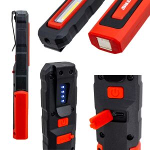 İzeltaş COB LED Şarjlı Küçük Boy Çalışma Lambası 200 lm