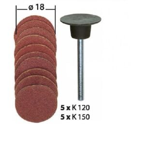 Proxxon 28982 Disk Zımpara Seti Pimli 10'lu
