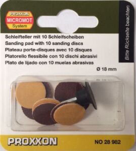 Proxxon 28982 Disk Zımpara Seti Pimli 10'lu
