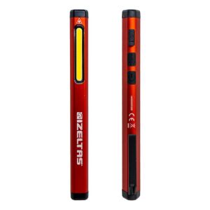 İzeltaş COB LED Şarjlı Lazer Pointer Kalem Tipi Fener 300 lm