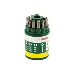 Bosch DIY 1/4'' 25 mm Bits Uç Vidalama Seti 10 Parça