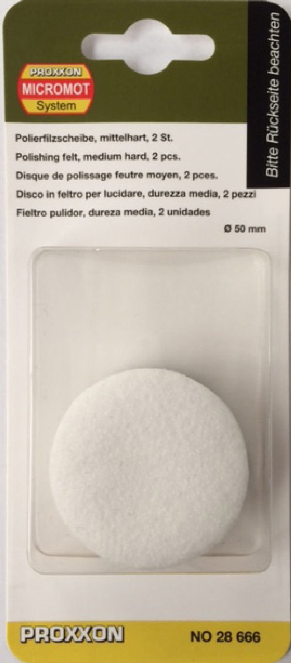Proxxon 28666 Parlatma Polisaj Keçesi 2'li Paket (28660 WP/E İçin)
