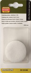 Proxxon 28666 Parlatma Polisaj Keçesi 2'li Paket (28660 WP/E İçin)