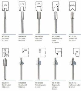 Proxxon 29020 Ahşap Freze Uç Seti 10 Parça