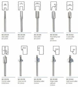 Proxxon 29020 Ahşap Freze Uç Seti 10 Parça