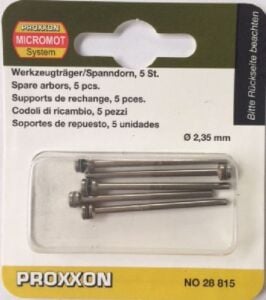 Proxxon 28815 Yedek Mil Seti 2,35 mm 5 Adet