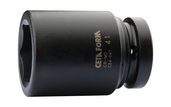 CETA FORM C84-H36 1'' 6 Köşe Derin Havalı Lokma Anahtar 36 mm