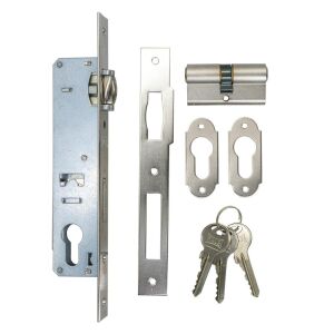 Kale Kilit 155 U/25 Silindirli Gömme Makaralı Kilit 25 mm Nikel