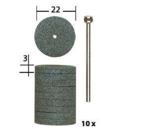 Proxxon 28304 Korundum ve Silikon Karbür Taşlama Disk Seti 10'lu