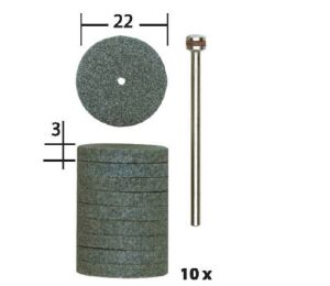 Proxxon 28304 Korundum ve Silikon Karbür Taşlama Disk Seti 10'lu