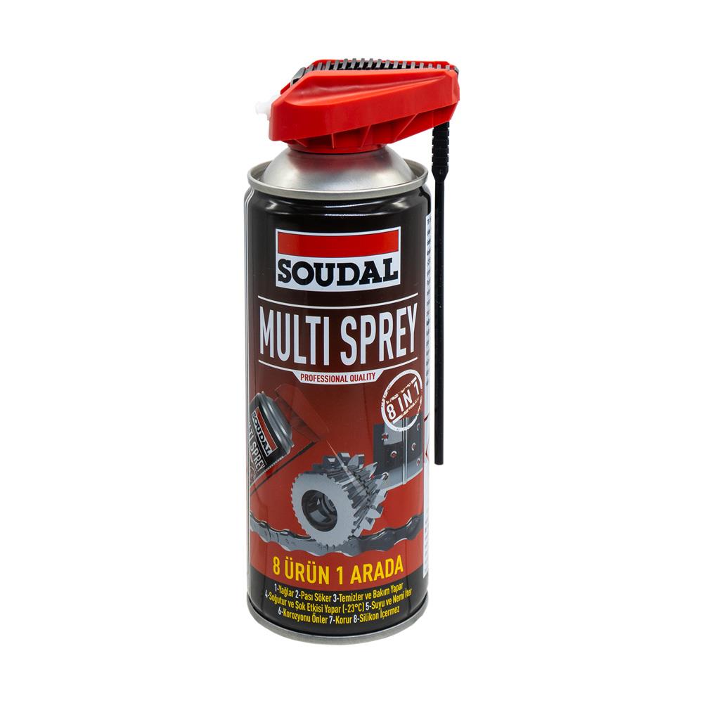 Soudal 135730 Pas Sökücü ve Yağlayıcı Multisprey 400 ml