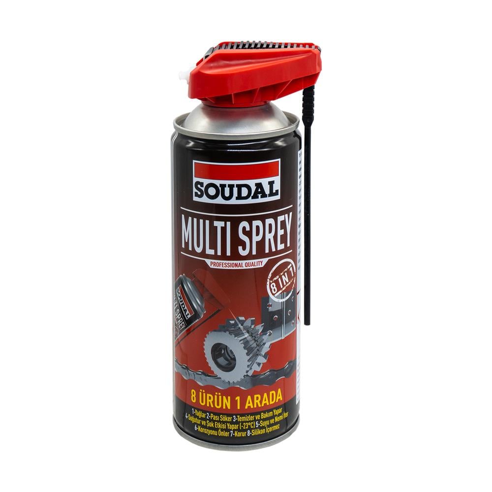Soudal 135730 Pas Sökücü ve Yağlayıcı Multisprey 400 ml
