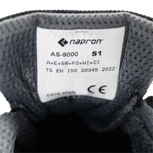 Napron 509666 AS-9000 S1 Çelik Burunlu Süet İş Ayakkabısı - 43