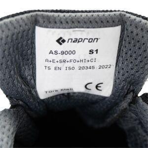 Napron 509665 AS-9000 S1 Çelik Burunlu Süet İş Ayakkabısı - 42