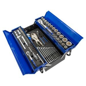 6186 Katlanır 3 Gözlü Dolu Metal Takım Çantası 68 Parça