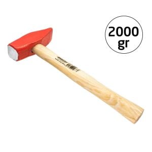 Master 500757 Ahşap Saplı Tesviyeci Çelik Çekiç - 2000 gr