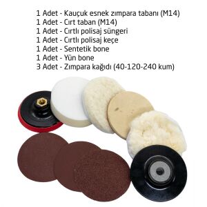 Nikon N33993 Polisaj Seti 115 mm - 9 Parçalı