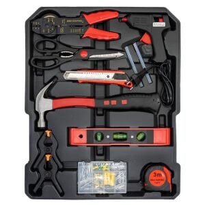 6187 İçi Dolu Tamir Bakım Alet Takım Çantası, Tekerlekli - 187 Parça