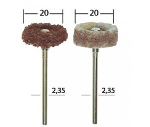 Proxxon 28282 Naylon Yün Fırça Seti 2'li