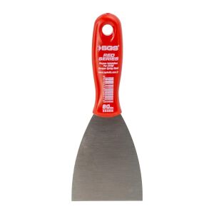 SGS 686 Red Serisi Plastik Saplı Yay Çeliği Boyacı Ispatula 80 mm