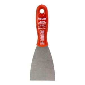 SGS 685 Red Serisi Plastik Saplı Yay Çeliği Boyacı Ispatula 70 mm