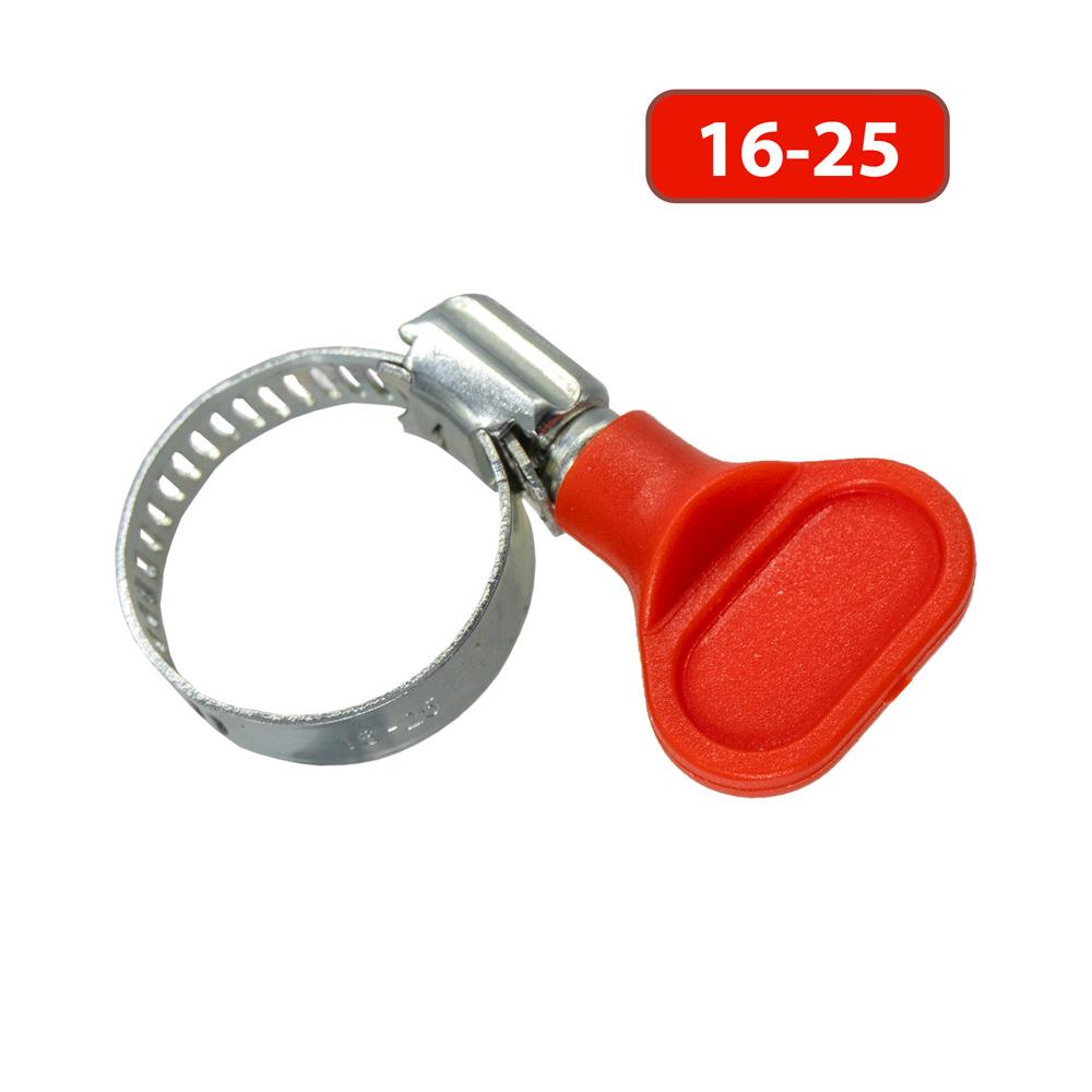 6293 Pratik Kelebek Saplı Hortum Kelepçesi 16-25 mm