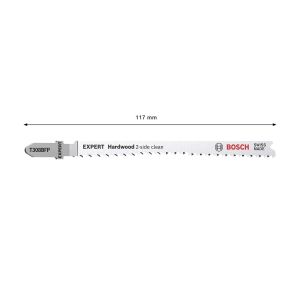 Bosch Expert T308 BFP Temiz Düz Kesim Sert Ahşap Dekupaj Testere Bıçağı