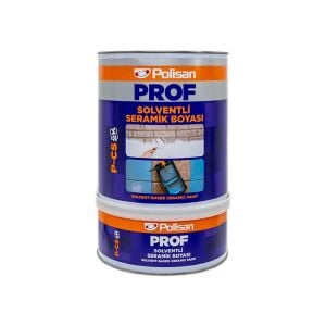 Polisan Prof P-CS 2K Solventli Seramik Boyası 3 Kg - Beyaz