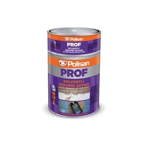 Polisan Prof P-CS 2K Solventli Seramik Boyası 3 Kg - Beyaz