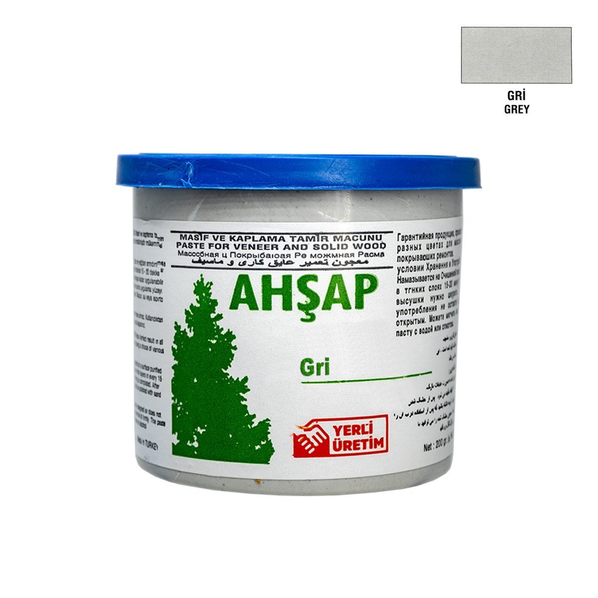 5265 Mobilya Ahşap Tamir Macunu 200 gr - Gri
