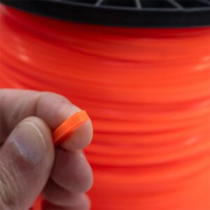 Motorlu Tırpan Misinası 3.3 mm Kare Rulo 200 mt (Diken, Ot, Çimen Kesme)