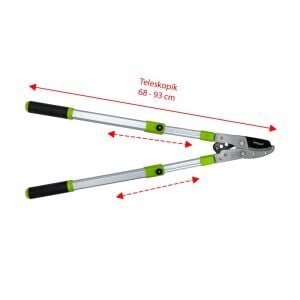 Spring Garden 508042 Alüminyum Teleskopik Saplı Dal Kesme Makası