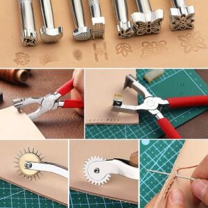 Troy 90018 Deri İşleme Alet Seti 273 Parça