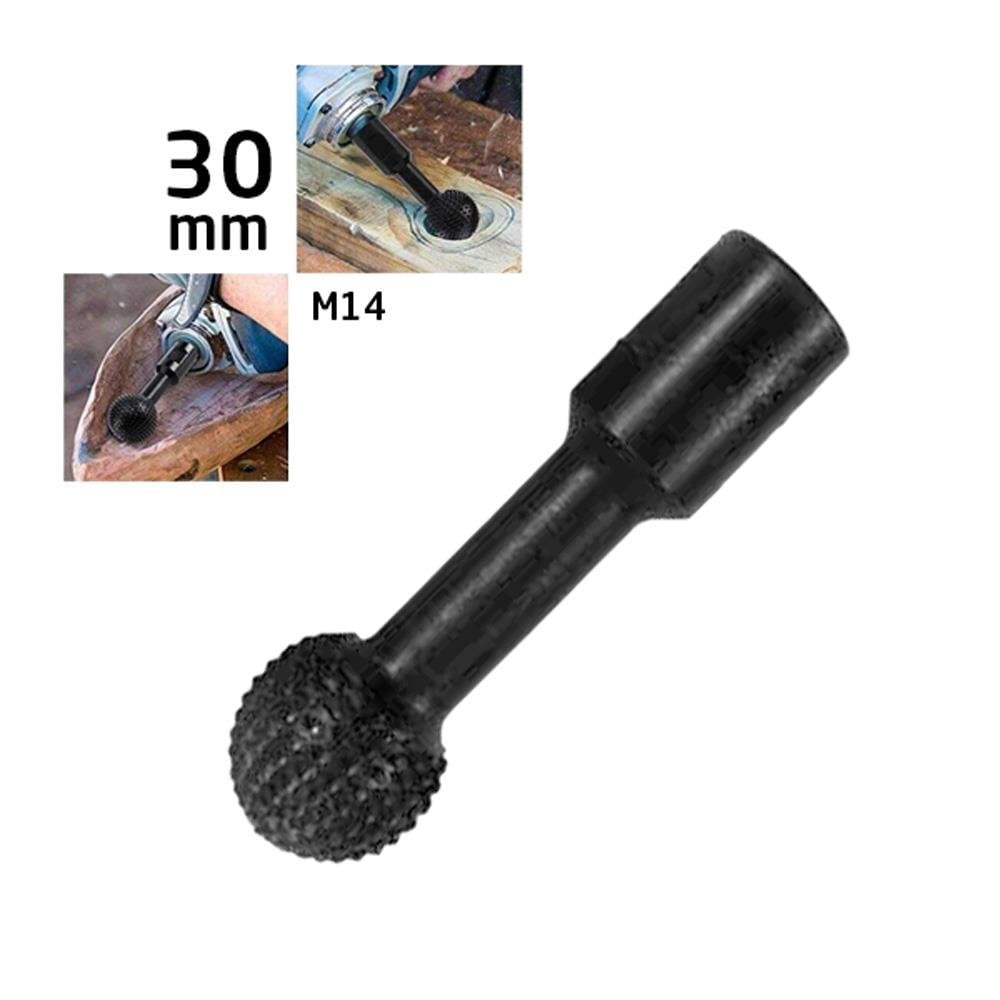 Troy 25081 Avuç Taşlama İçin Ahşap İşleme Törpü, Zımpara Topu 30 mm