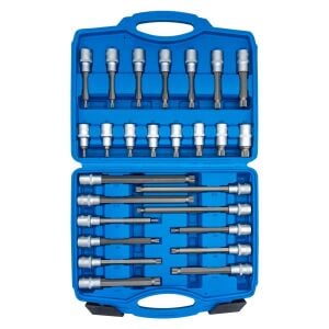 6190 1/2'' XZN Spline M-Torx Lokmalı Bits Uç Takımı 26 Parça