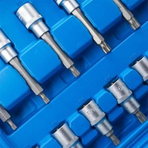 6190 1/2'' XZN Spline M-Torx Lokmalı Bits Uç Takımı 26 Parça