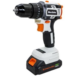 Max Extra MX2020 Çift Akü Kömürsüz Darbeli Matkap 20V 2.0Ah