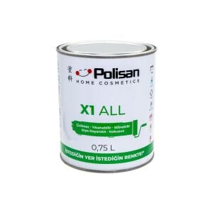 Polisan X1 All Dönüşüm Yenileme Boyası 0.75 Lt - Beyaz