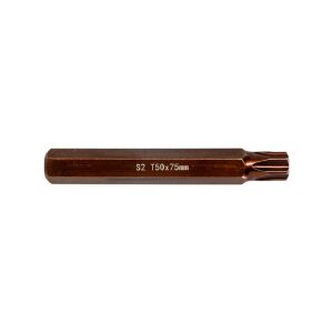 6569 Uzun Torx Bits Uç T50x75 mm (10 mm Saplı)