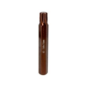 6569 Uzun Torx Bits Uç T50x75 mm (10 mm Saplı)