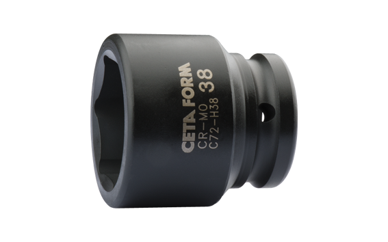 CETA FORM C72-H38 3/4'' 6 Köşe Havalı Lokma Anahtar 38 mm