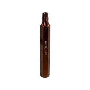 6567 Uzun Torx Bits Uç T40x75 mm (10 mm Saplı)