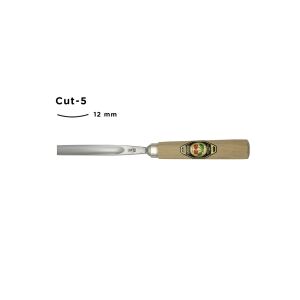 Kirschen Düz Oluklu Ağız Oyma Iskarpelası Cut5 - 12mm