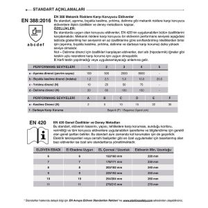 Starline E55 Kesilme Dirençli İş Eldiveni - 10
