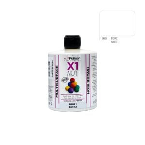 Polisan X1ART Multisurface Hobi Boyası 420ml - 0001 Beyaz
