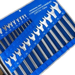 6014 Kombine Anahtar Takımı 6-32 mm 23 Parça (Bez Çantalı)