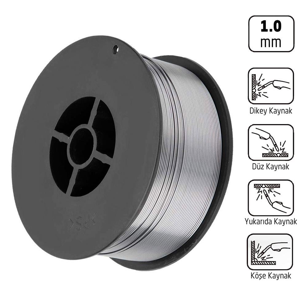 6294 Gazsız Gazaltı MIG Kaynak Teli 1.0 mm (1 Kg Makara)